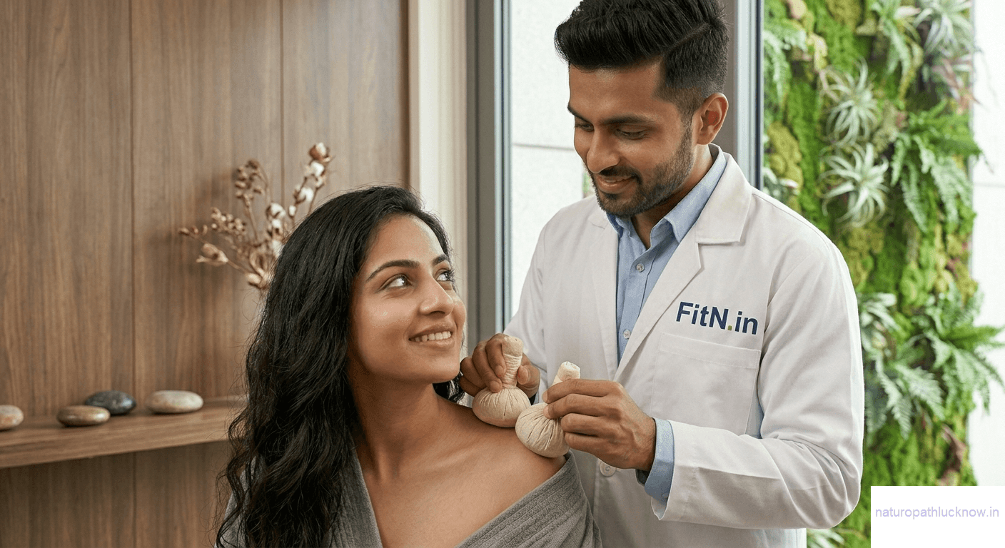 Patient doctor interaction in Naturopathy Lucknow clinic