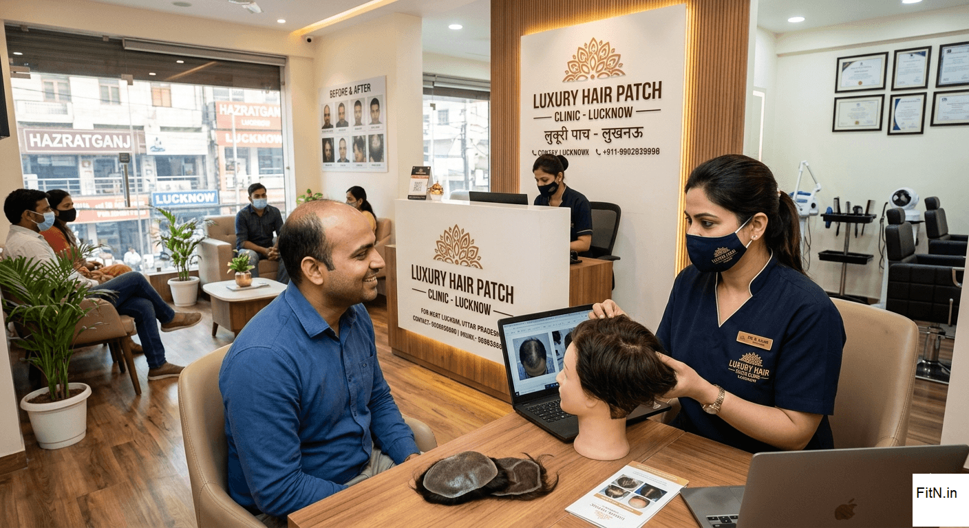 Consultation Process at Hair Patch Clinic Lucknow Reception and consultation at Natural Hair Patch Lucknow clinic
